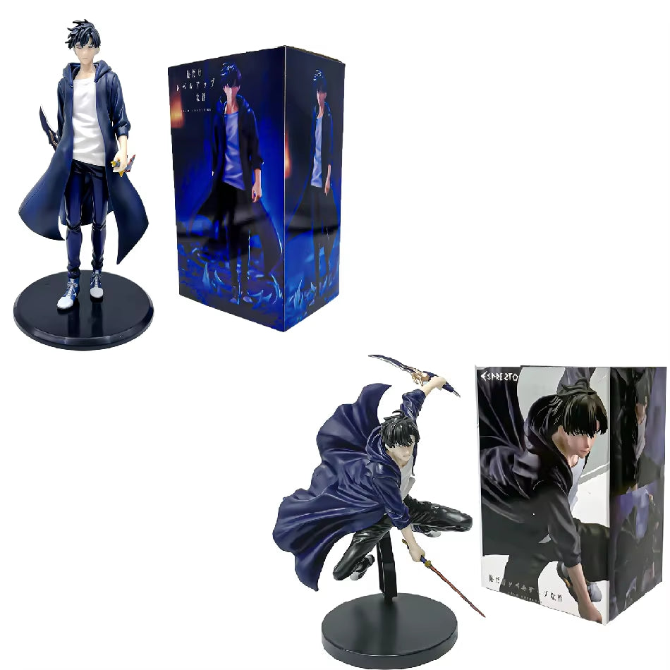 In Stock Solo Leveling (Anime Version) Figure -Sung Jinwoo Action Figure 21Cm PVC Collect Model Figure Display Anime Merchandis