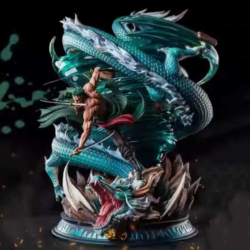 Anime Manga One Piece Figures GK Roronoa Zoro Action Figures Zoro Tornado Anime Figurine PVC Model Collection Ornamen Toys Birthday Gifts 24329