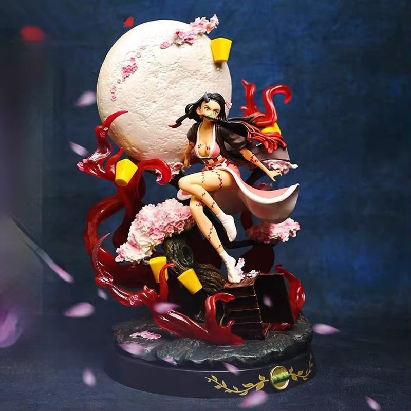 15Cm/31Cm Demon Slayer Anime Figure Kamado Nezuko Gk Statue Adult Demon Action Pvc Model Collectible Children'S Toys Gifts
