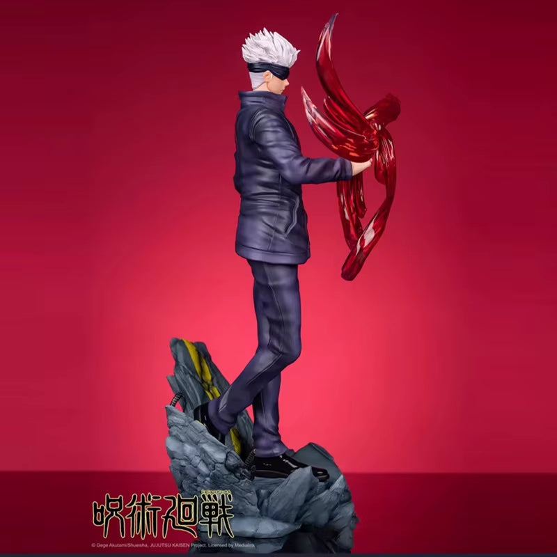 28Cm Anime Cartoon Jujutsu Kaisen Gojo Satoru Kids Toys Pvc Model Statue Collection Brinquedos Action Figure Birthday Toys Gift