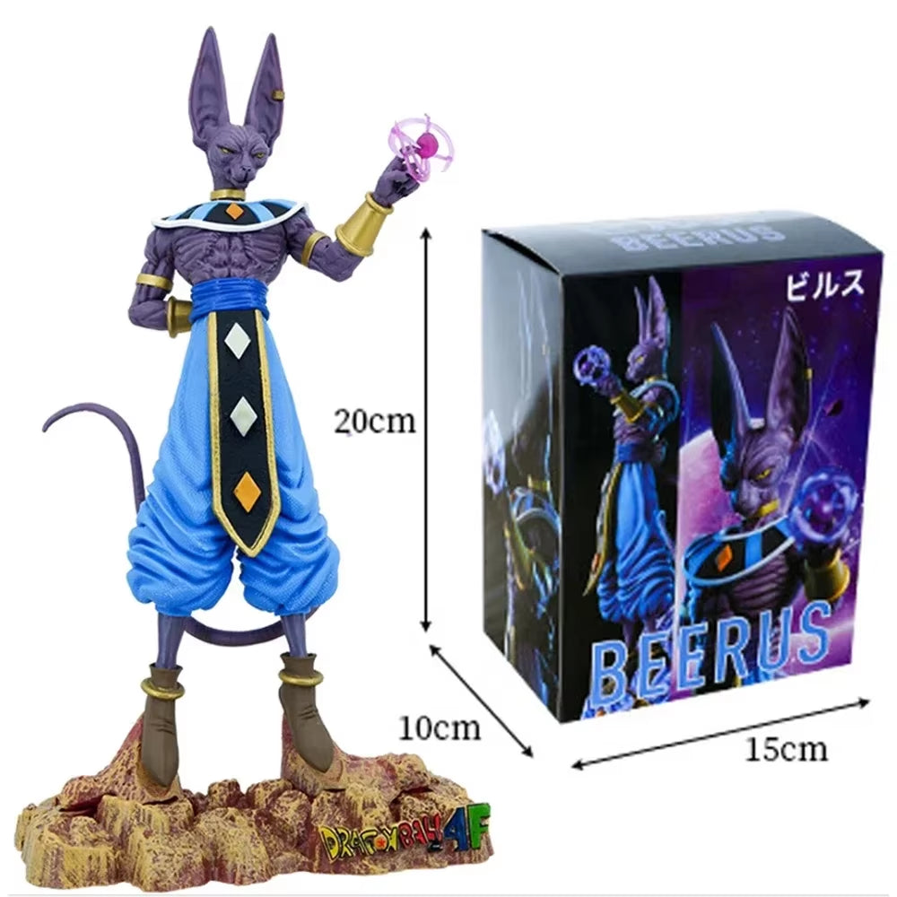 30Cm Anime Figurine Dragon Ball Z Figures Super God of Destruction Beerus Action Figures Collection Model Toy for Children Gifts