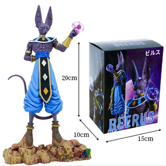 30Cm Anime Figurine Dragon Ball Z Figures Super God of Destruction Beerus Action Figures Collection Model Toy for Children Gifts