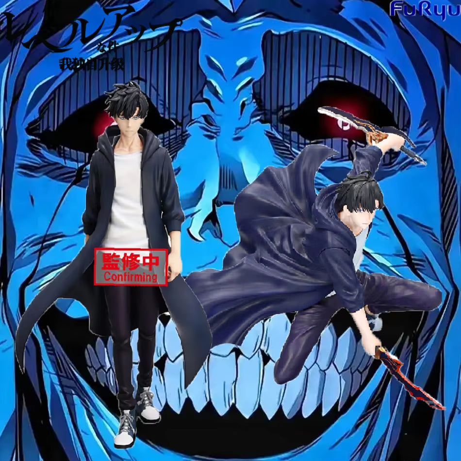 In Stock Solo Leveling (Anime Version) Figure -Sung Jinwoo Action Figure 21Cm PVC Collect Model Figure Display Anime Merchandis