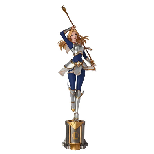 22Cm League of Legends Anime Figurine Luxanna Crownguard Lux Kaisa Jinx Action Figure Tiktok Hot Birthday Gift Customized