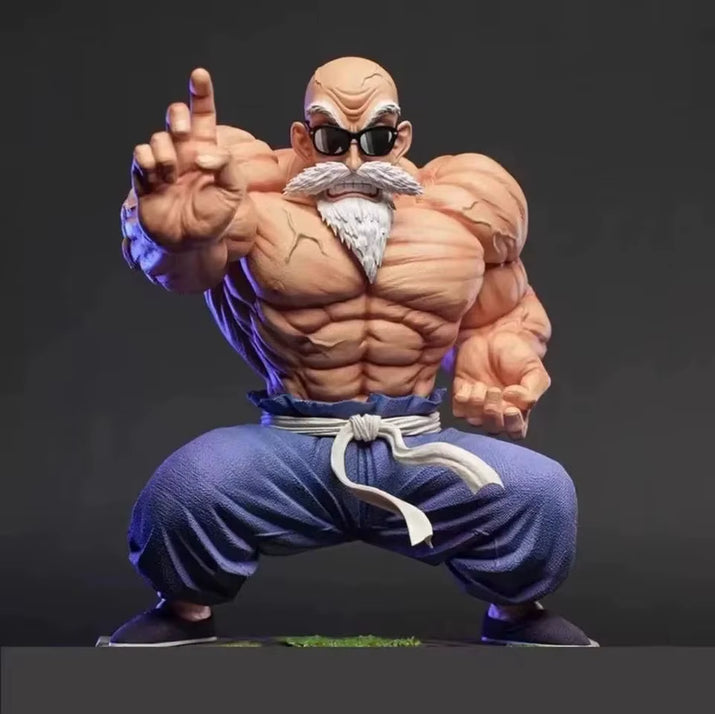 9Cm Anime Dragon Ball Mini Figure Goku Kame Sennin Figurine Muscle Master Roshi PVC Action Figure Model Children Dolls Gift Toys