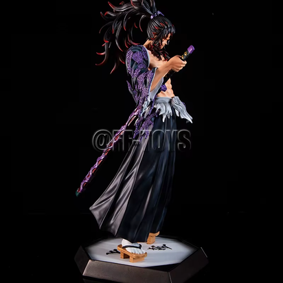 32CM Anime Demon Slayer Kimetsu No Yaiba Figure Kokushibo PVC Action Figures GK Statue Model Doll Toys for Children Gifts