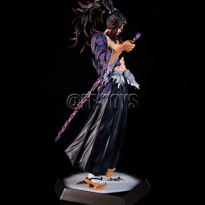32CM Anime Demon Slayer Kimetsu No Yaiba Figure Kokushibo PVC Action Figures GK Statue Model Doll Toys for Children Gifts
