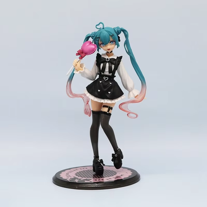 Hatsune Miku Desktop Cute Action Figure 11Cm Neko T-Shirt Ver. Anime Figurine Kawaii Girl Model Toy Gift