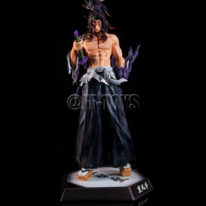 32CM Anime Demon Slayer Kimetsu No Yaiba Figure Kokushibo PVC Action Figures GK Statue Model Doll Toys for Children Gifts