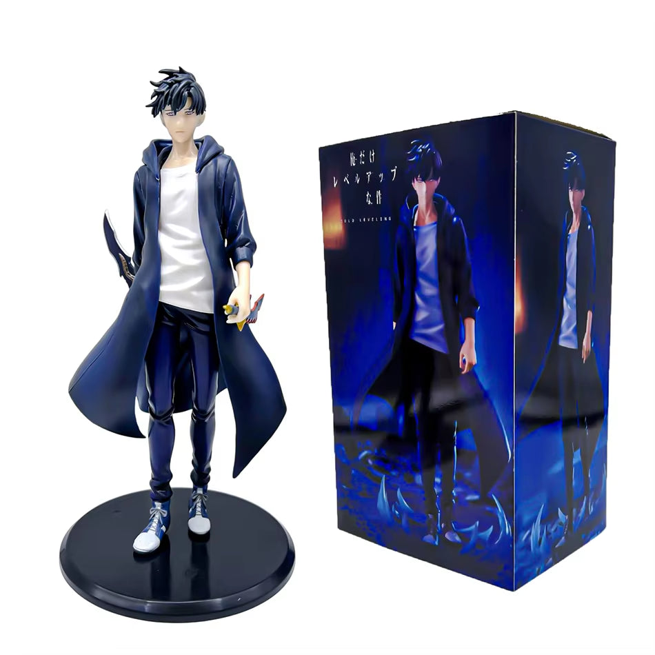 In Stock Solo Leveling (Anime Version) Figure -Sung Jinwoo Action Figure 21Cm PVC Collect Model Figure Display Anime Merchandis