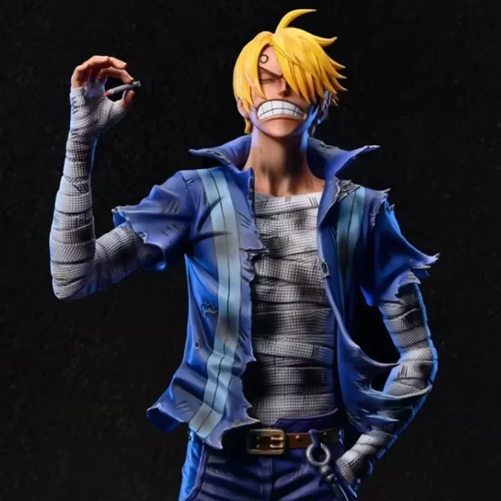 30Cm One Piece Anime Action Figure Roronoa Zoro Vinsmoke Sanji Stand Posture Pvc Statue Figurine Model Collection Boy Toy Gifts