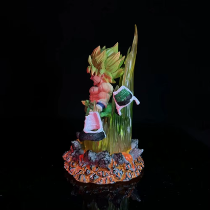 15Cm Dragon Ball Z Figure Goku VS Broly Action Figure PVC Collection Model Toys Gifts