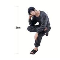 Anime JJK Figures Toji Fushiguro Sitting Pose Model Action Figure Toy Gift Peripheral Collection Home Decor Fushiguro Toji Doll