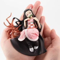 Kamado Nezuko Figurines Demon Slayer PVC Ornaments Anime Kimetsu No Yaiba Model Kits Toys Miniatures Garage Kits Action Figure