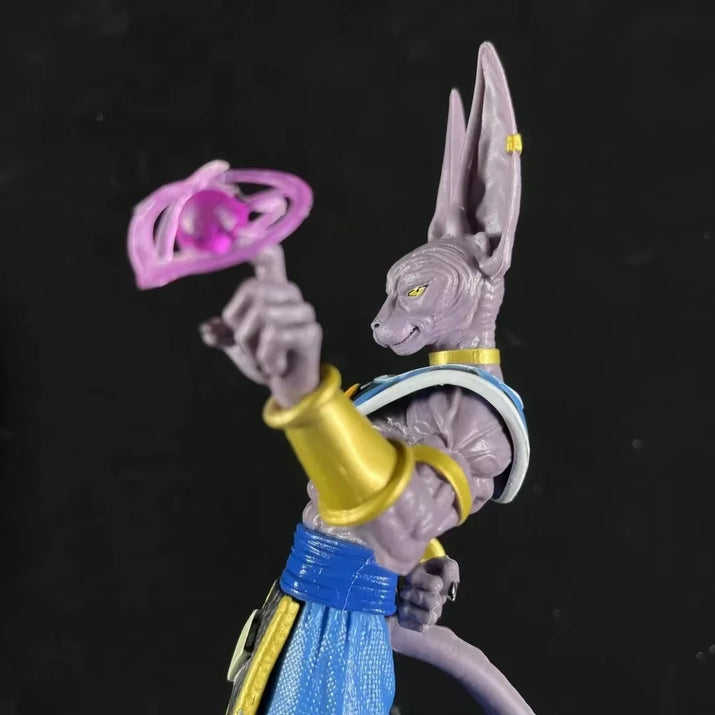 30Cm Anime Figurine Dragon Ball Z Figures Super God of Destruction Beerus Action Figures Collection Model Toy for Children Gifts