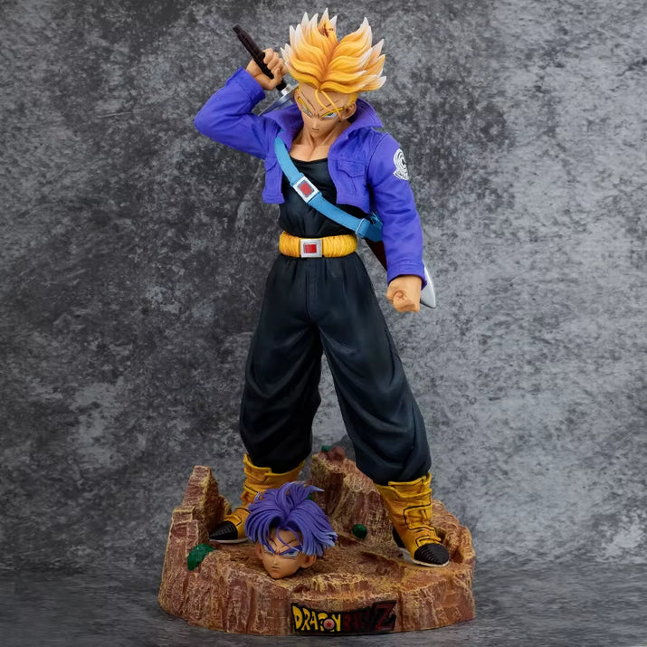23CM Dragon Ball Z Anime Figurine Trunks Figure Super Saiyan Trunks Pvc Model Statue Doll Collection Decoration Toys Gift
