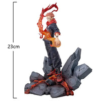 23CM Anime JJK Itadori Yuji Ryomen Sukuna Figure Cursed Soul Type Standing Special Effects Version Action Figures Model Toy Gift