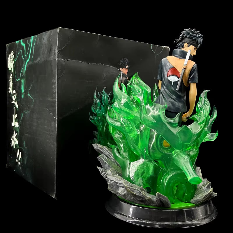 25CM Anime Naruto Uchiha Shisui Statue PVC Action Figure Naruto Shippuden Kakashi Figurine Collectible Model Toy Desk Decoration