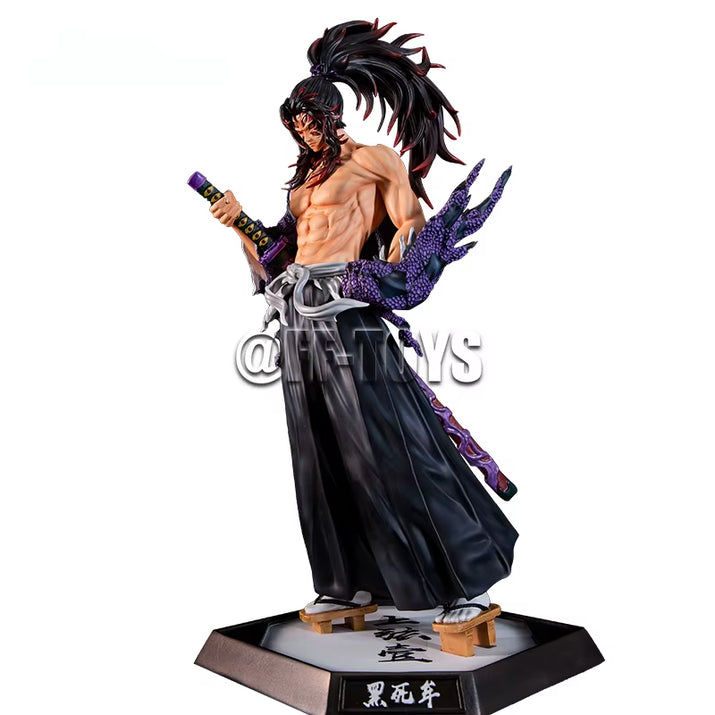 32CM Anime Demon Slayer Kimetsu No Yaiba Figure Kokushibo PVC Action Figures GK Statue Model Doll Toys for Children Gifts