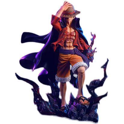 New One Piece Luffy Anime Figure Four Emperors Monkey D. Luffy Action Figurine 25Cm PVC Collectible Model Doll Toys