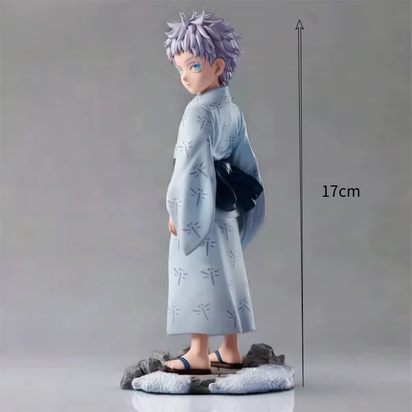 Anime Figurine Jujutsu Kaisen Satoru Gojo Q Version Action Doll Cute Anime Desktop Ornament PVC Model Statue Collection Toy Gift