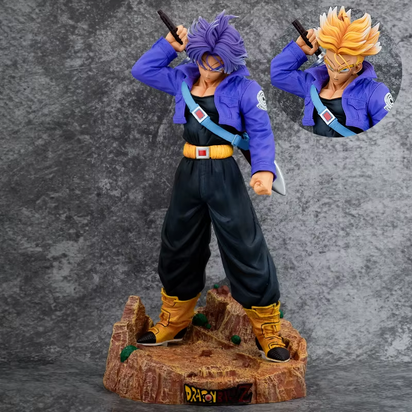 23CM Dragon Ball Z Anime Figurine Trunks Figure Super Saiyan Trunks Pvc Model Statue Doll Collection Decoration Toys Gift
