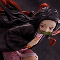 15CM Demon Slayer Kamado Nezuko Sitting Model Toy PVC Figure Toy Gift Collection Box Decoration Desktop Collection Decoration