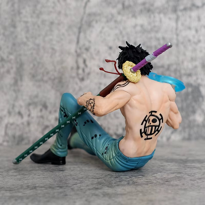 One Piece Anime Figurine Sitting Posture Trafalgar Law Operation Room Action Figures Pvc Model Collection Decoration Toys Gift
