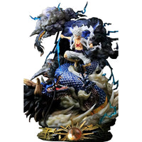 23Cm One Piece Figures Luffy Vs Kaidou Anime Figures Nika Luffy Gear 5 Figurine Pvc Model Statue Doll Collection Toys Gift