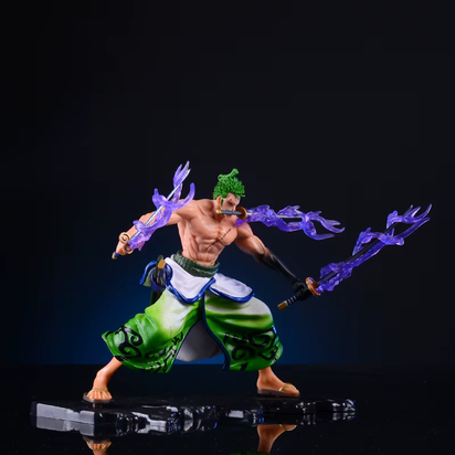 New 20Cm One Piece Anime Figure GK Roronoa Zoro Action Figure PVC Collection Cartoon Model Doll Gift Toys Decoration