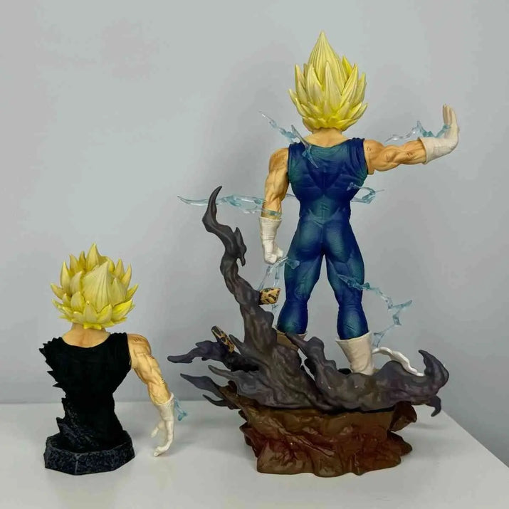 Dragon Ball Z Figure Majin Vegeta Anime Figurine 22Cm PVC Action Figures Decoration Collection Model Toys Kids Christmas Gifts