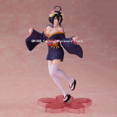 Original Taito Overlord 20Cm Albedo Anime Figure Figural Figurine Models Collection Ornaments Droppshiping Qwiooe