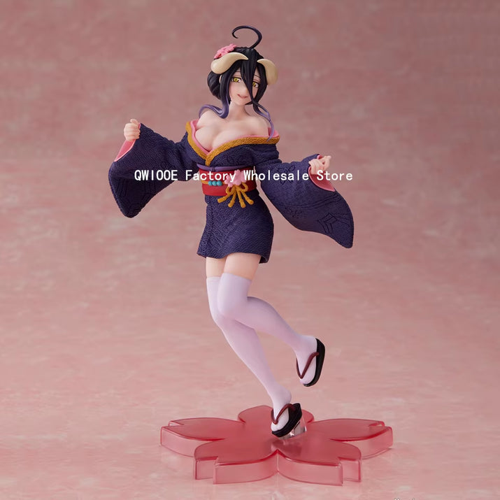 Original Taito Overlord 20Cm Albedo Anime Figure Figural Figurine Models Collection Ornaments Droppshiping Qwiooe