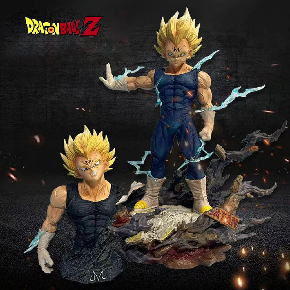 Dragon Ball Z Figure Majin Vegeta Anime Figurine 22Cm PVC Action Figures Decoration Collection Model Toys Kids Christmas Gifts