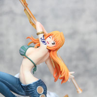 28Cm One Piece Anime Figures Nami Figure Zeus Action Figure Sexy PVC Statue Toys Statue Model Collection Ornament Toys Gift