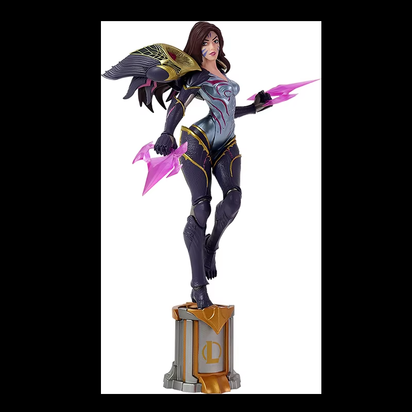 22Cm League of Legends Anime Figurine Luxanna Crownguard Lux Kaisa Jinx Action Figure Tiktok Hot Birthday Gift Customized