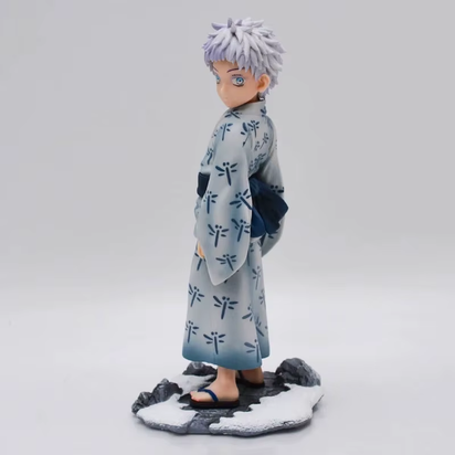 Anime Figurine Jujutsu Kaisen Satoru Gojo Q Version Action Doll Cute Anime Desktop Ornament PVC Model Statue Collection Toy Gift