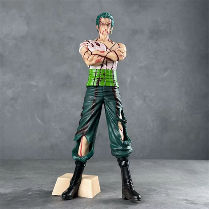 30Cm One Piece Anime Action Figure Roronoa Zoro Vinsmoke Sanji Stand Posture Pvc Statue Figurine Model Collection Boy Toy Gifts