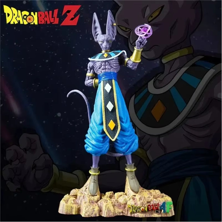30Cm Anime Figurine Dragon Ball Z Figures Super God of Destruction Beerus Action Figures Collection Model Toy for Children Gifts