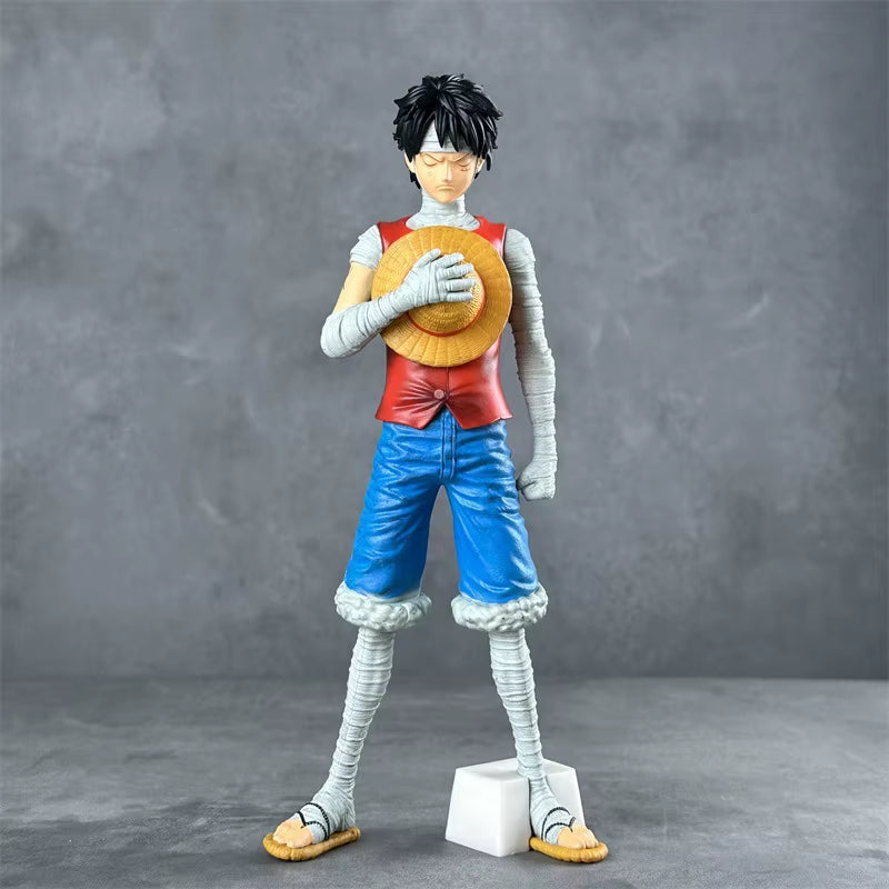 30Cm One Piece Anime Action Figure Roronoa Zoro Vinsmoke Sanji Stand Posture Pvc Statue Figurine Model Collection Boy Toy Gifts