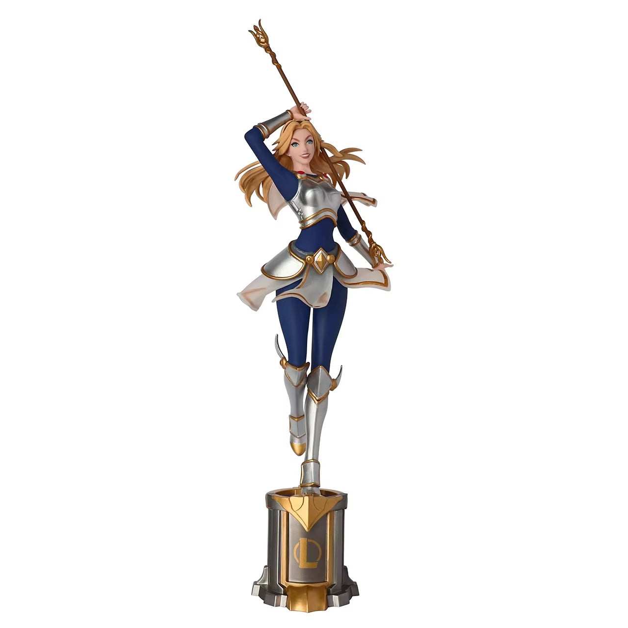 22Cm League of Legends Anime Figurine Luxanna Crownguard Lux Kaisa Jinx Action Figure Tiktok Hot Birthday Gift Customized