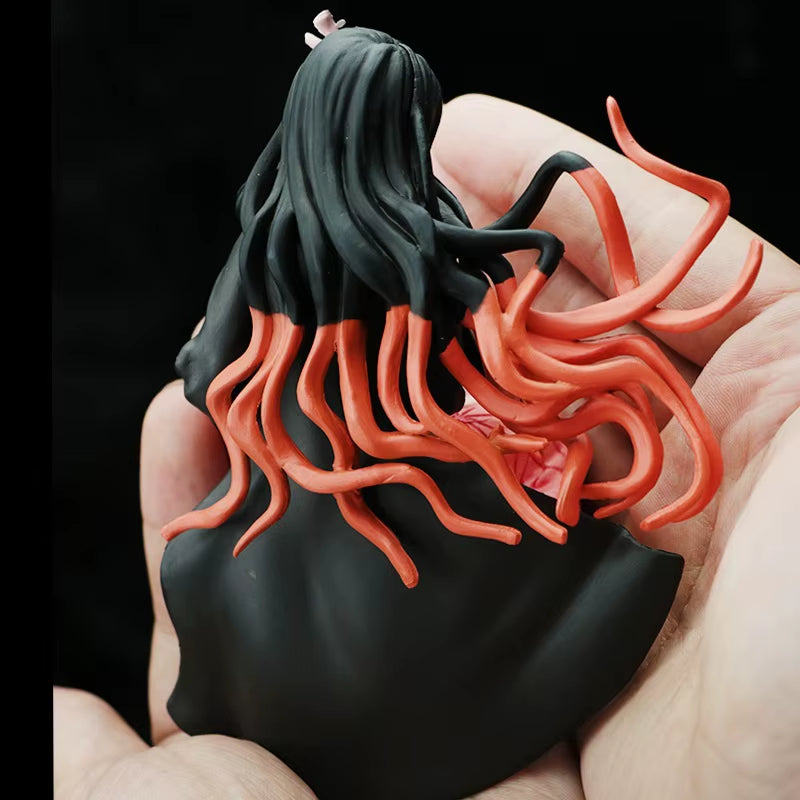 Kamado Nezuko Figurines Demon Slayer PVC Ornaments Anime Kimetsu No Yaiba Model Kits Toys Miniatures Garage Kits Action Figure