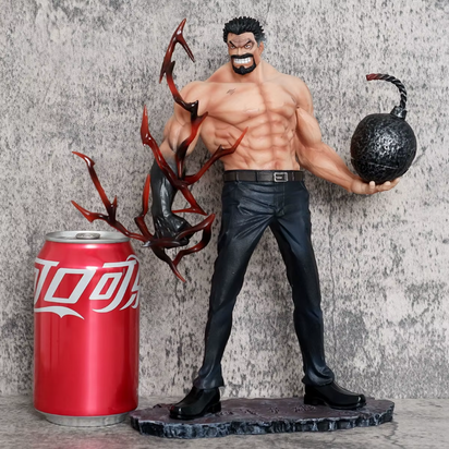 26Cm One Piece Anime Figures Monkey D Garp Standing Posture Sculpture Scene Doll Pvc Model Statue Ornament Collection Toys Gifts