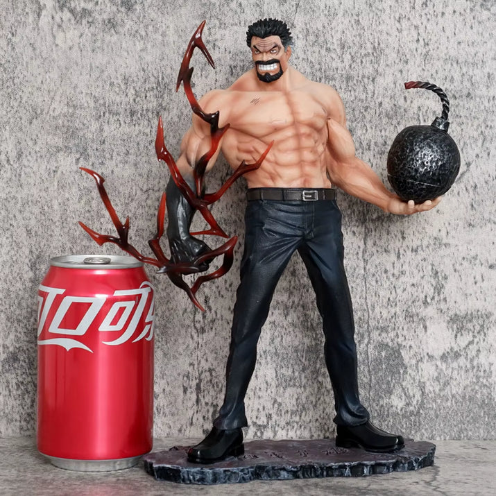 26Cm One Piece Anime Figures Monkey D Garp Standing Posture Sculpture Scene Doll Pvc Model Statue Ornament Collection Toys Gifts