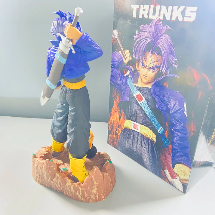 23CM Dragon Ball Z Anime Figurine Trunks Figure Super Saiyan Trunks Pvc Model Statue Doll Collection Decoration Toys Gift