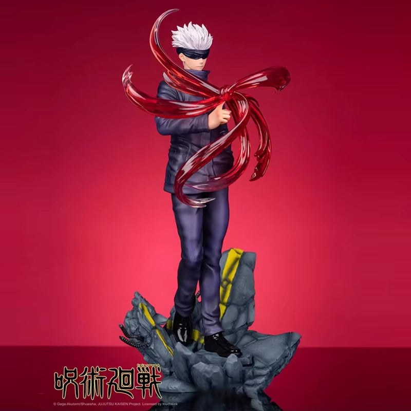 28Cm Anime Cartoon Jujutsu Kaisen Gojo Satoru Kids Toys Pvc Model Statue Collection Brinquedos Action Figure Birthday Toys Gift