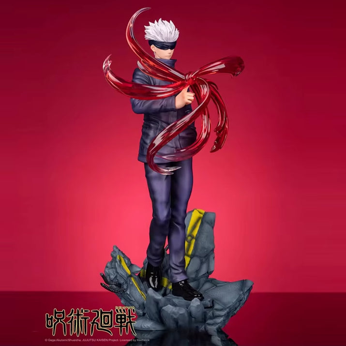 28Cm Anime Cartoon Jujutsu Kaisen Gojo Satoru Kids Toys Pvc Model Statue Collection Brinquedos Action Figure Birthday Toys Gift