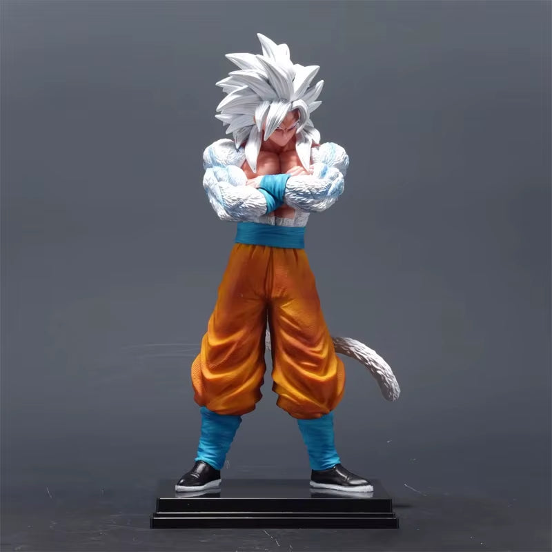32Cm Anime Figurine Dragon Ball Z Figure Super Saiyan 5 Son Goku Action Statue PVC Model Desktop Ornament Collection Toys Gifts