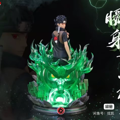 25CM Anime Naruto Uchiha Shisui Statue PVC Action Figure Naruto Shippuden Kakashi Figurine Collectible Model Toy Desk Decoration