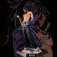 32CM Anime Demon Slayer Kimetsu No Yaiba Figure Kokushibo PVC Action Figures GK Statue Model Doll Toys for Children Gifts